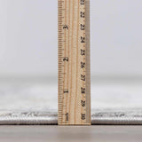 Calion Luxury Faux Silk Rug with Fringes