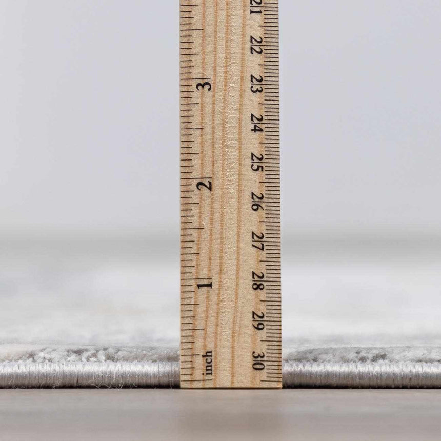 Calion Luxury Faux Silk Rug with Fringes