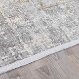 Calion Luxury Faux Silk Rug with Fringes