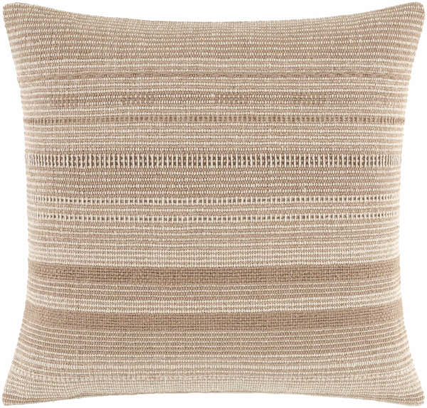 Vumo Taupe Ombre Cotton Throw Pillow