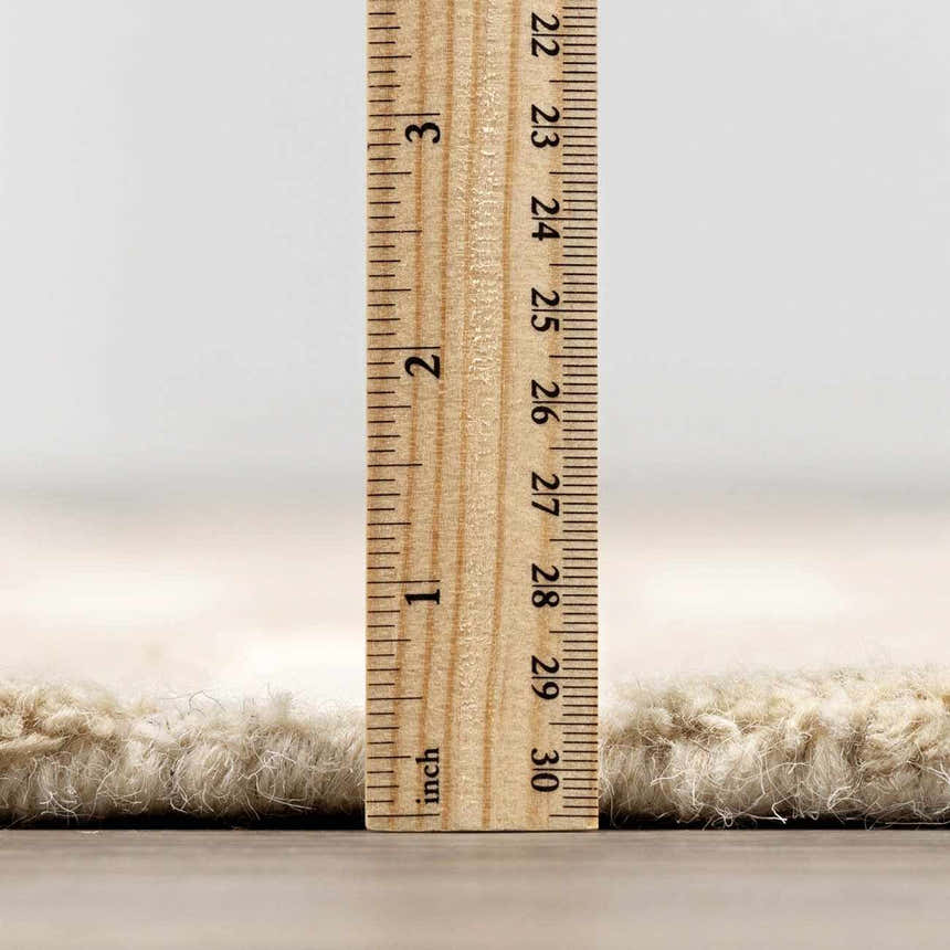 Made to Order Custom Size Idaho Broken-Striped Beige Area Rug | Our PNW Home X Livabliss