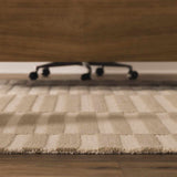 Idaho Broken-Striped Beige Area Rug | Our PNW Home X Livabliss