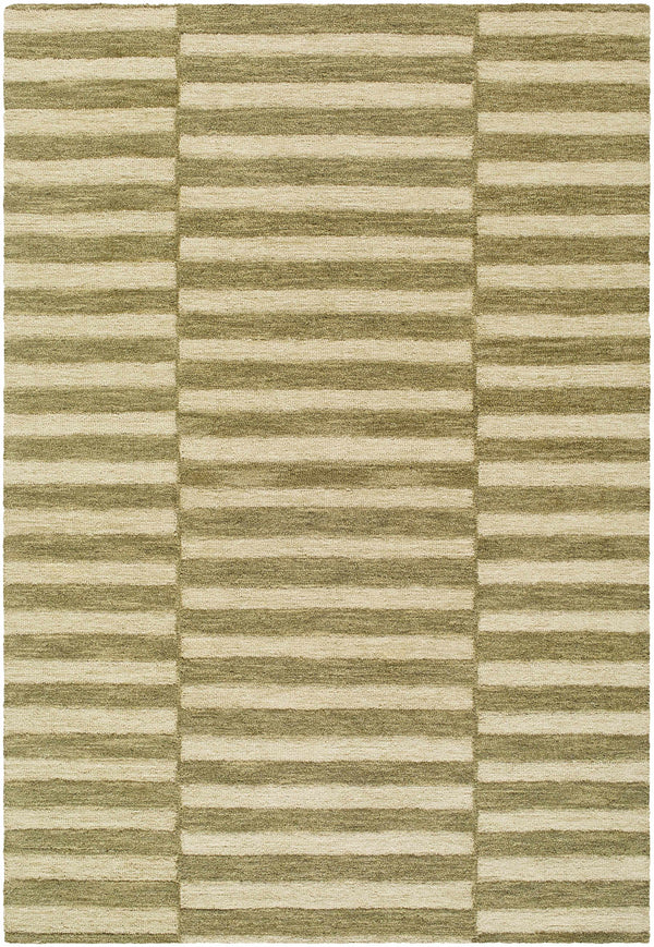 Idaho Broken-Striped Green Area Rug | Our PNW Home X Livabliss