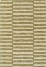 Made to Order Custom Size Idaho Broken-Striped Green Area Rug | Our PNW Home X Livabliss