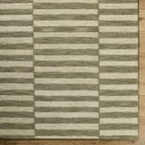 Idaho Broken-Striped Green Area Rug | Our PNW Home X Livabliss