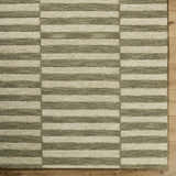 Made to Order Custom Size Idaho Broken-Striped Green Area Rug | Our PNW Home X Livabliss