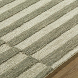 Idaho Broken-Striped Green Area Rug | Our PNW Home X Livabliss