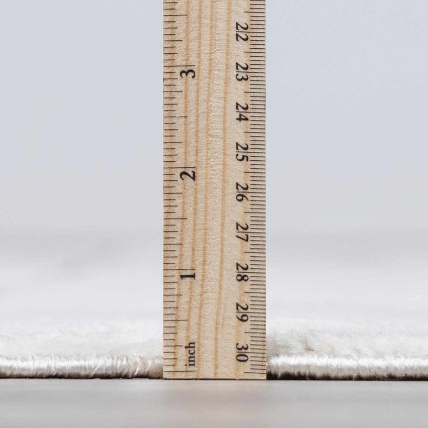 Modern Scandi High Pile Black/Ivory Architect V Area Rug