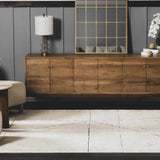 Modern Scandi High Pile Black/Ivory Architect V Area Rug