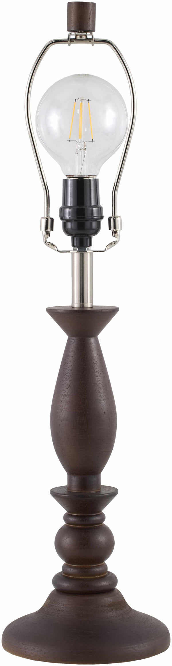 Utsunomiya Dark Brown Wood Table Lamp