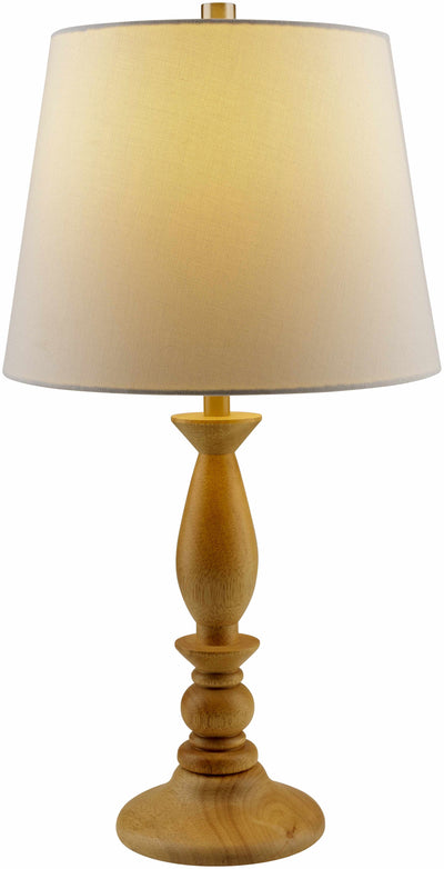 Utsunomiya Cream Wood Table Lamp