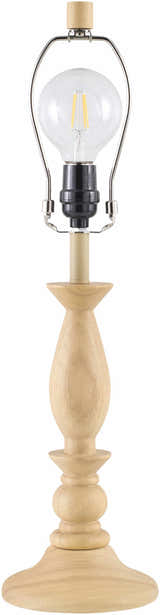 Utsunomiya Cream Wood Table Lamp