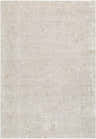 Close-up of the Chinua Area Rug. Contemporary style with a subtle geometric pattern in neutral beige tones. Design-Rectangle-6796
