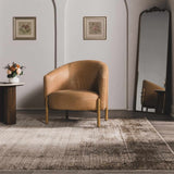 Galey Alix x Livabliss Abstract Modern Marble Cream/Dark Brown Myrtle Avenue IV Area Rug