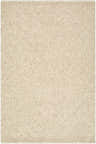 Close-up of the Rowue Ivory Solid Area Rug. Hand-woven wool rug with a subtle basket weave texture. Farmhouse style. Design-Rectangle-576