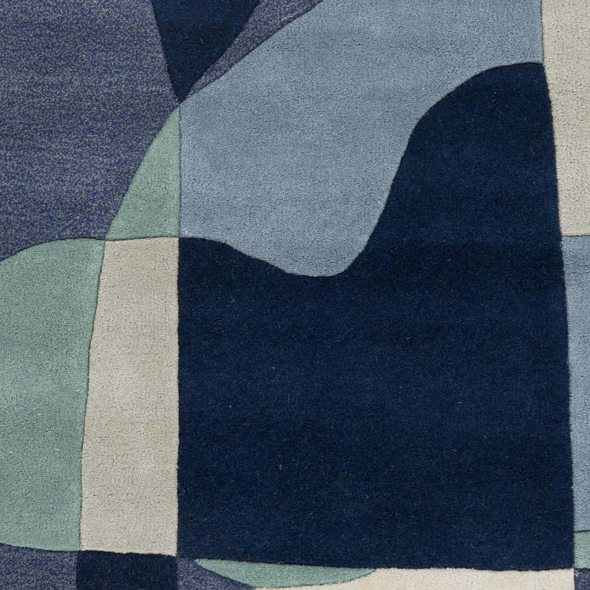 Sample Crawfordsville Modern Hand Tufted Wool Rug