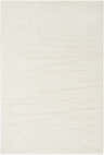Close-up of the off-white Camryn Area Rug. Hand-loomed wool rug with a subtle, contemporary geometric pattern. Design-Rectangle-57