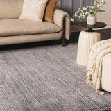 Creda Luxe Navy Hand Knotted Area Rug