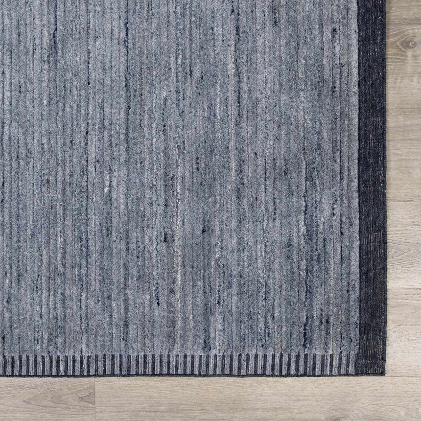 Creda Luxe Navy Hand Knotted Area Rug