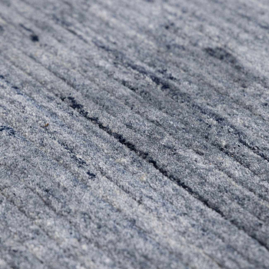 Creda Luxe Navy Hand Knotted Area Rug