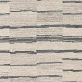 Sample Creswell Broken-Striped Hand Tufted Wool Area Rug