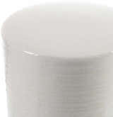 Elora Cream Minimalist Cylindrical Ceramic Outdoor Garden Stool