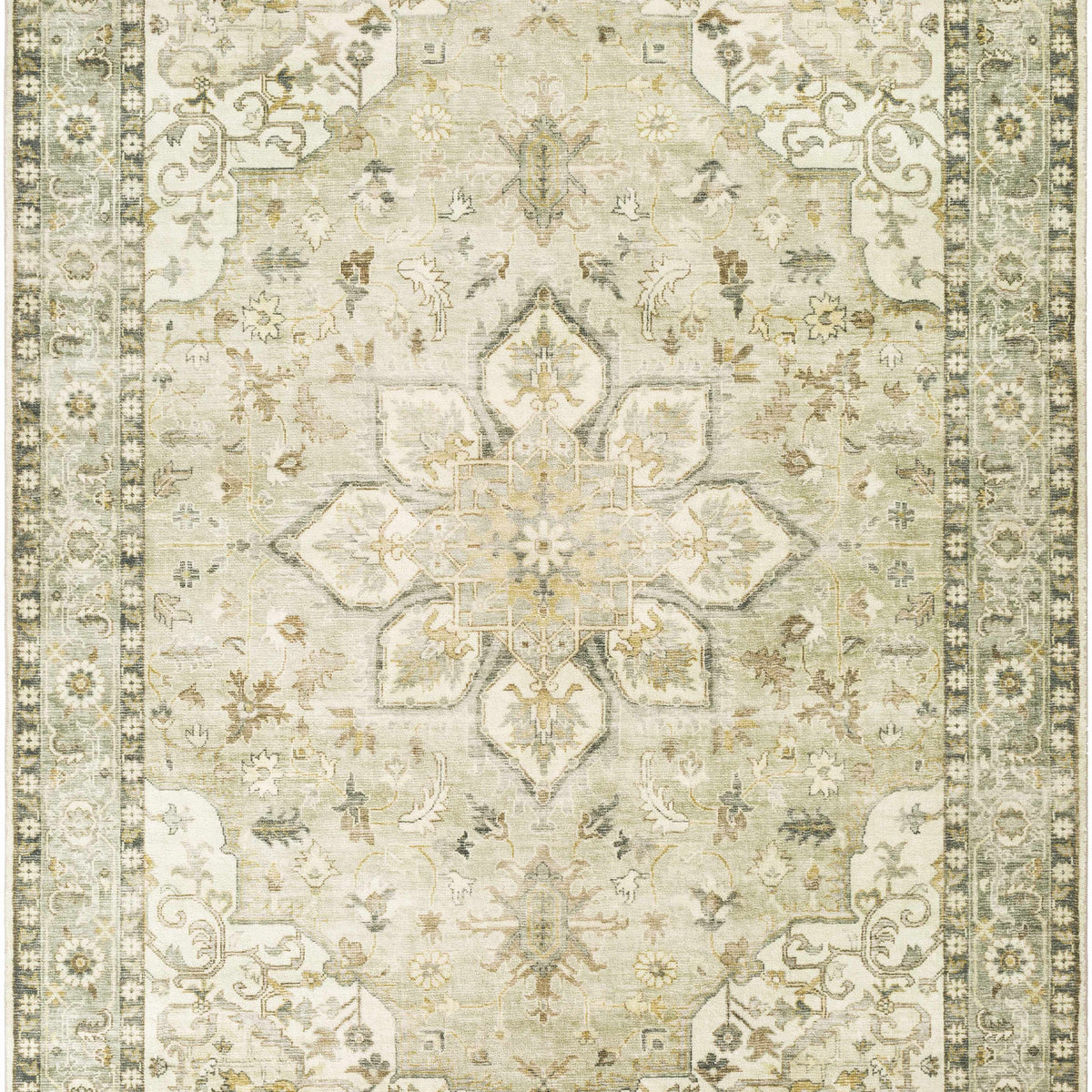 Crondall Sage Traditional Area Rug – Boutique Rugs