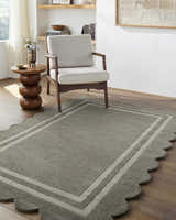 Made to Order Custom Size Chogan Stone Gray Area Rug