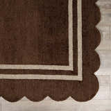 Made to Order Custom Size Chogan Chocolate Brown Area Rug
