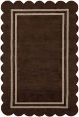 Made to Order Custom Size Chogan Chocolate Brown Area Rug