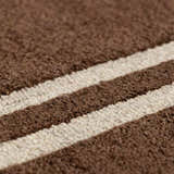 Made to Order Custom Size Chogan Chocolate Brown Area Rug