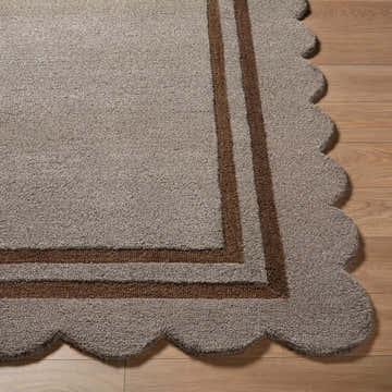 Made to Order Custom Size Chogan Charcoal Area Rug