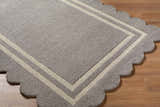 Made to Order Custom Size Chogan Slate Gray Area Rug