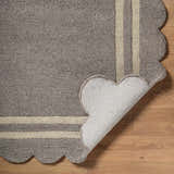 Made to Order Custom Size Chogan Slate Gray Area Rug