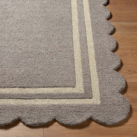 Made to Order Custom Size Chogan Slate Gray Area Rug