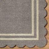 Made to Order Custom Size Chogan Slate Gray Area Rug