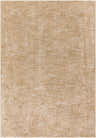 Close-up of the Cariel Beige Area Rug showing its traditional, tan, and prairie dust colors and woven texture. Design-Rectangle-6796