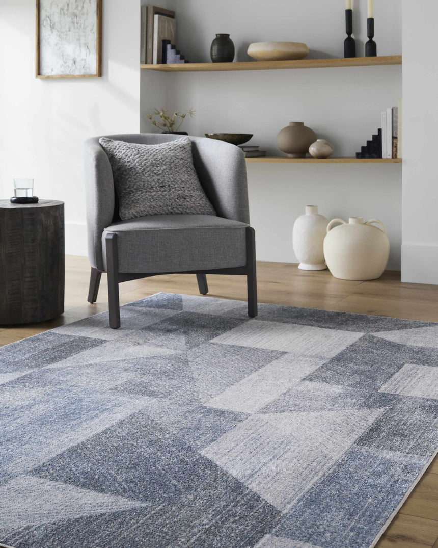 Chachi Washable Geometric Rug