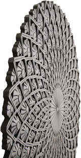 Chancelade Dark Brown Wall Carving
