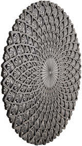 Chancelade Dark Brown Wall Carving