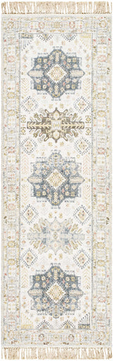 Chaela Ivory & Olive Area Rug