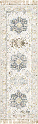 Made to Order Custom Size Chaela Ivory & Olive Area Rug