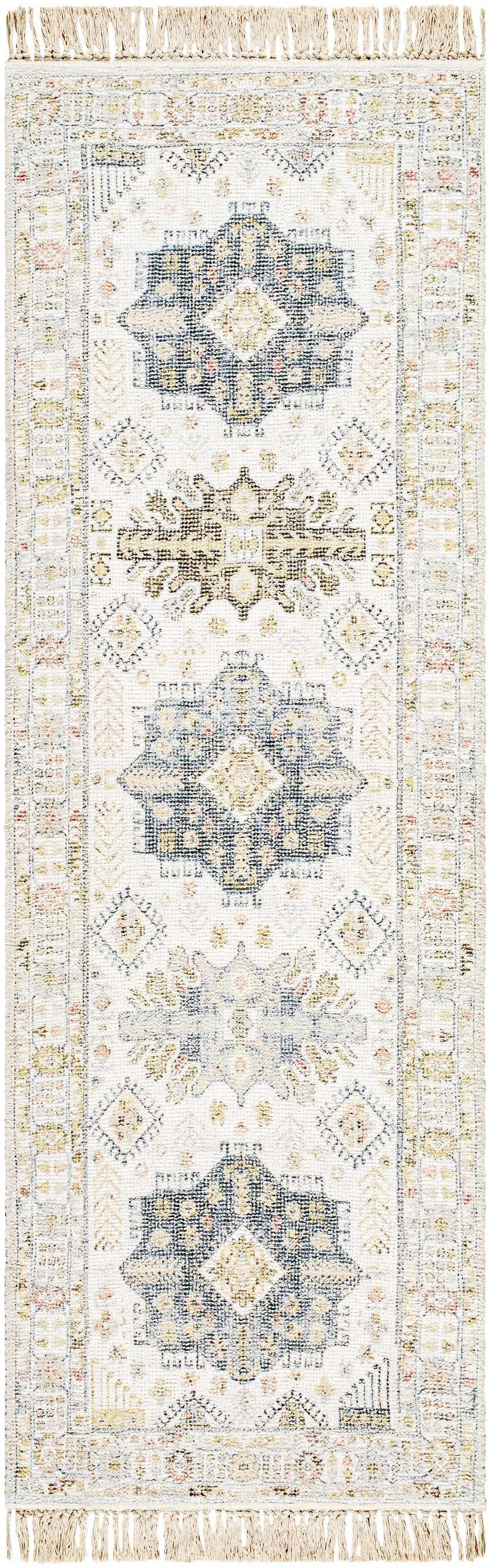 Made to Order Custom Size Chaela Ivory & Olive Area Rug