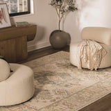 Chaela Ivory & Olive Area Rug