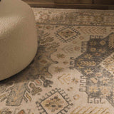 Chaela Ivory & Olive Area Rug