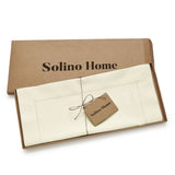 Cotton Linen Hemstitch Table Runner