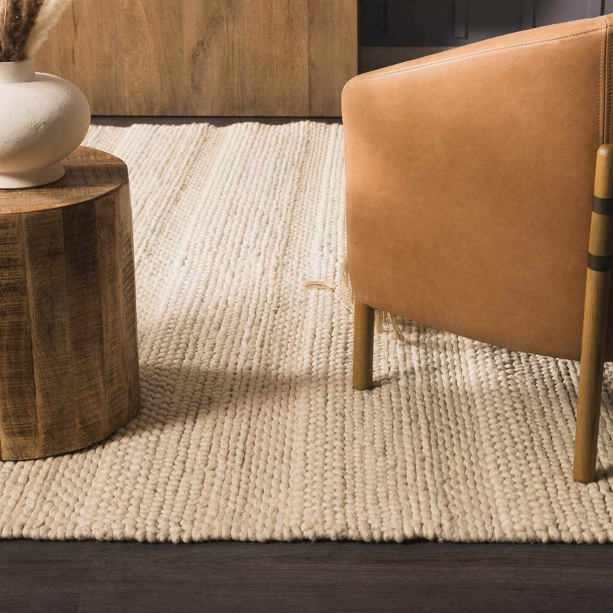 Made to Order Custom Size Clarke Beige Area Rug