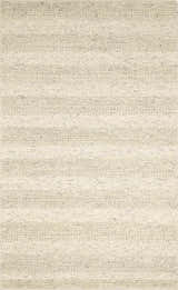 Close-up of the Clarke Textured Braided Stripe Rug in dark beige. Hand-woven wool rug with a subtle striped pattern. Design-Rectangle
