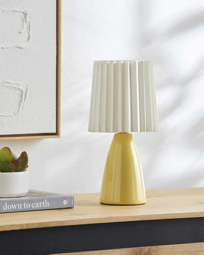 Cocconato Yellow Ceramic Table Lamp