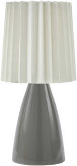 Cocconato Gray and White Ceramic Table Lamp